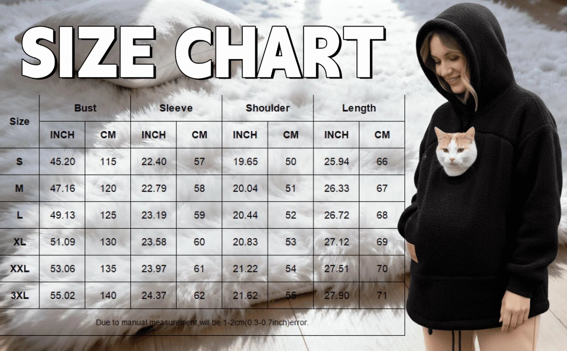 Cat Dog Pouch Hoodie for Women Cozy Soft Sweatshirts with Large Pocket Sharpa Warm Pet Carrier Hoodie Hooded Animal Holder Pullover Wine S